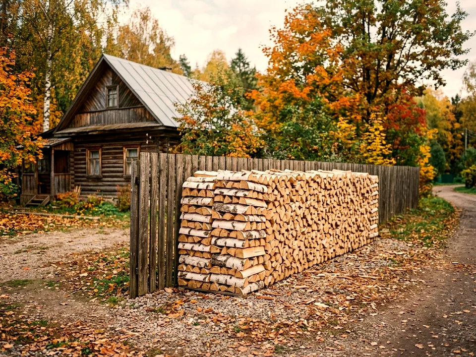 Дуб + укладка в дровник, Верея, проезд Сосновая, 42